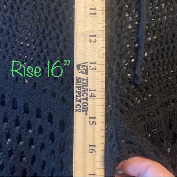 Crochet Fishnet Coverup Beachwear Pants Plus Size 4X Black High Rise Wide Leg - Picture 6 of 10